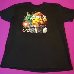 XL Pikachu Christmas Tee NWOT